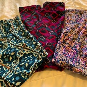 LuLaRoe Tween leggings - 3 pair